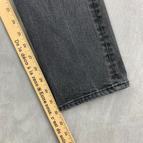 AllSaints Mens Pants 30x32 Gray Rex Slim Fit Soft Stretch Denim Jeans Distressed - Picture 7 of 11